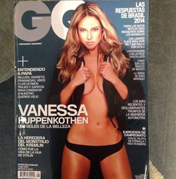Vanessa sulla cover di GQ Mxico. (Instagram)